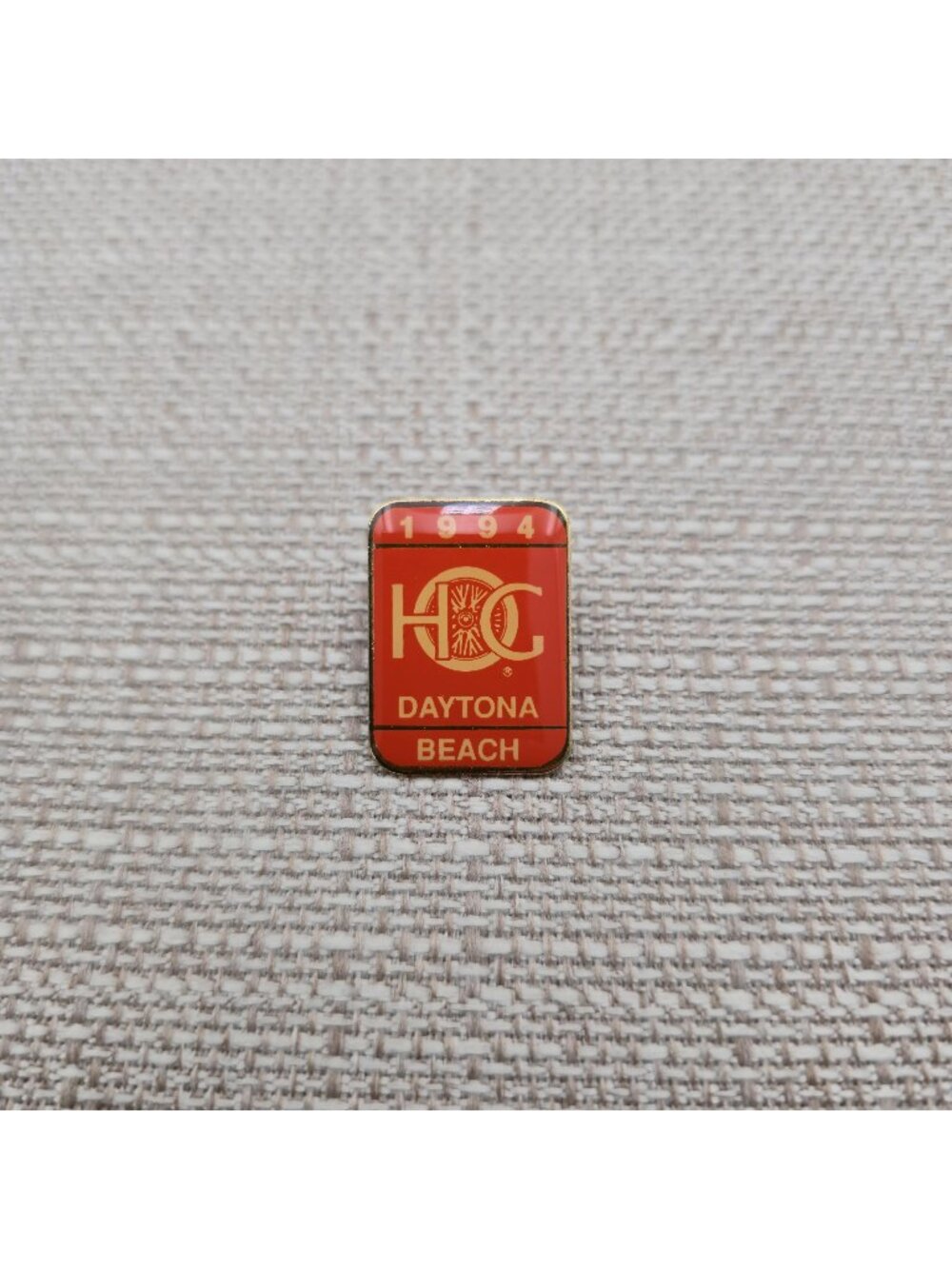 Vintage 1994 Harley Davidson HOG Daytona Beach Rally Lapel Vest Pin A8038